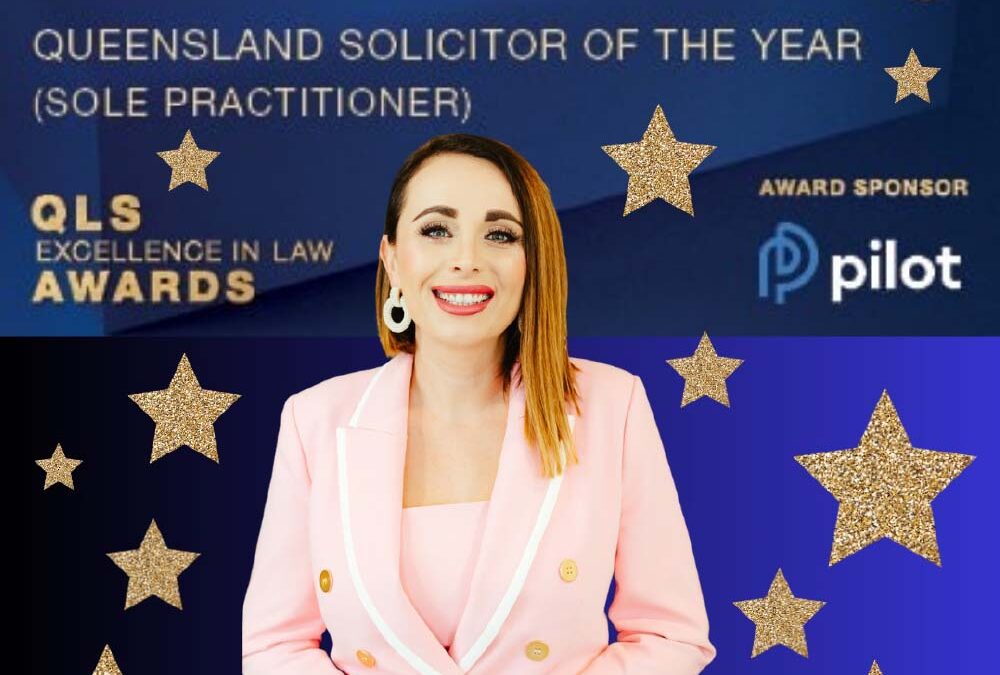 2024 Queensland Law Society Excellence in Law Awards for the Sole Practitioner Category