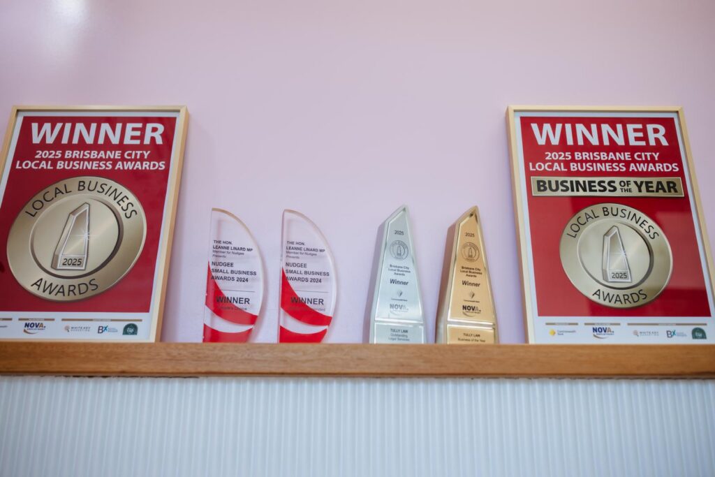 Tully Law wins the 2025 Local Business Awards - Legal Services category & Business of the Year